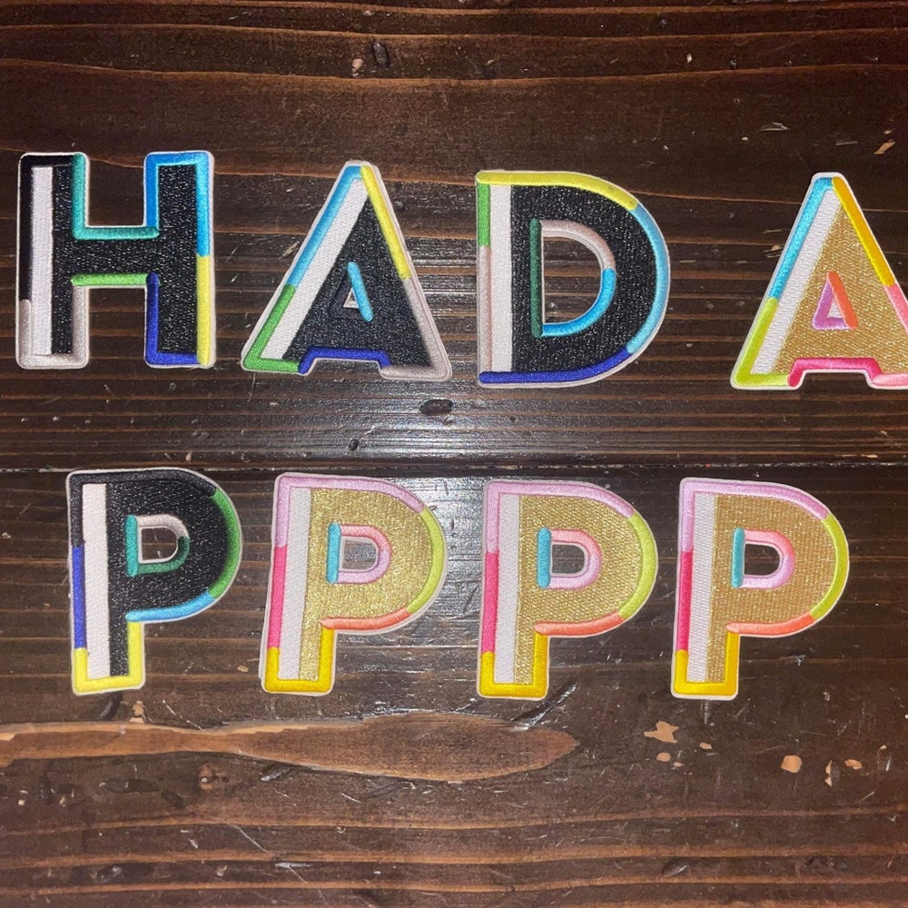 Stoney Clover Lane Colorblock letters